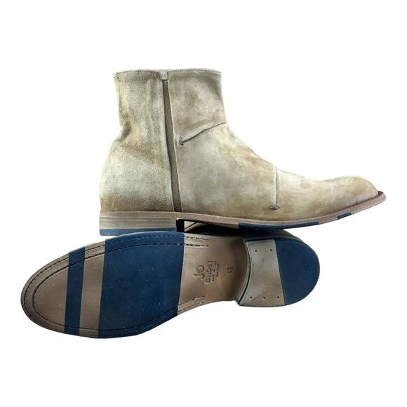 JO GHOST Men's Tan Suede Chelsea Boots Size 8.5-9  42 - Picture 4 of 8